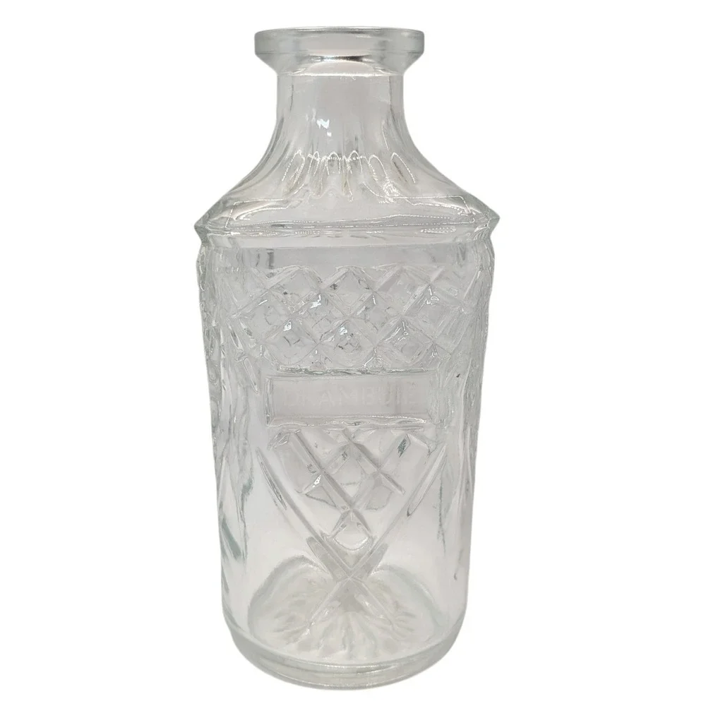 Vintage Drambuie Decanter Bottle Lead Crystal Prince Charles Edwards Liqueur